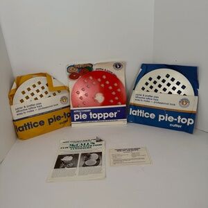 Vintage 1980's  McCalls Magazine/Rowoco Pie Template Toppers New In Box